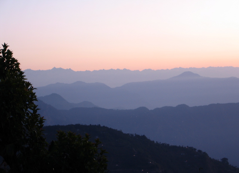 Khangchendzonga range at sunrise