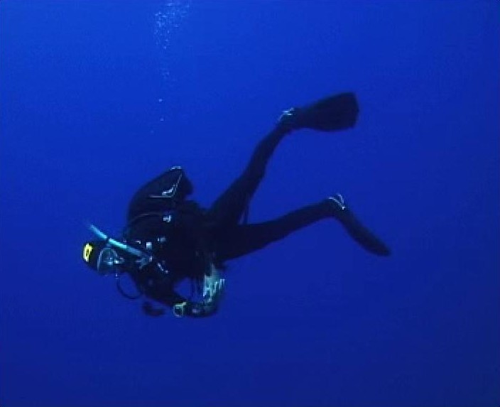 Horst Väth in the Red Sea
